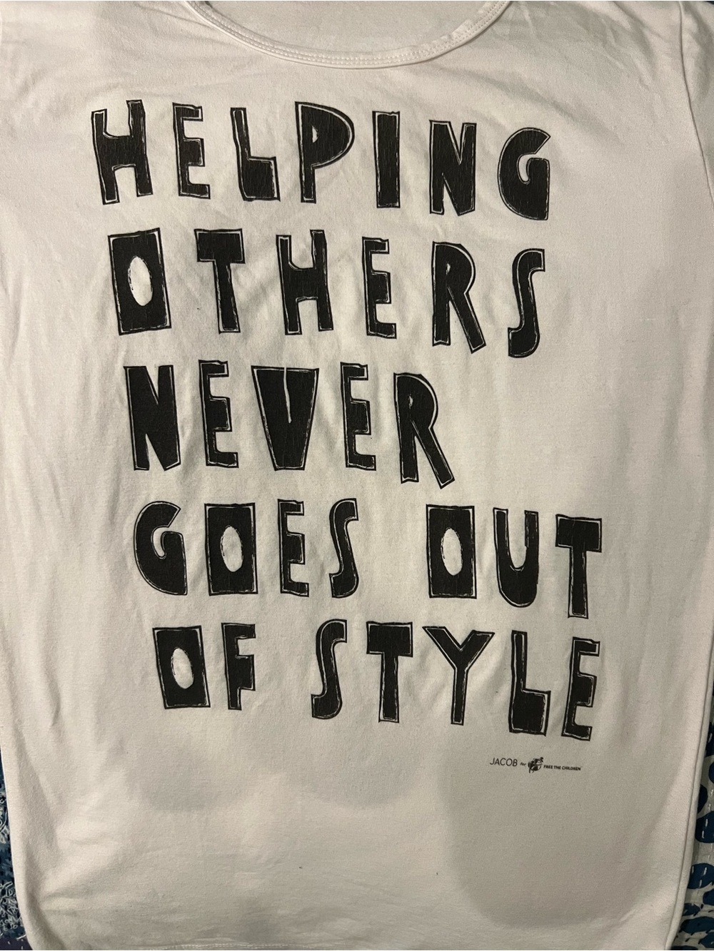 NWT! Special charity shirt with beautiful message. Organic. Made in Canada. 🇨🇦
